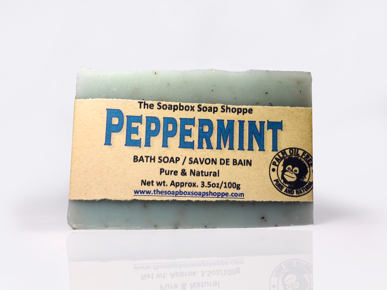 Old fashioned store soap box